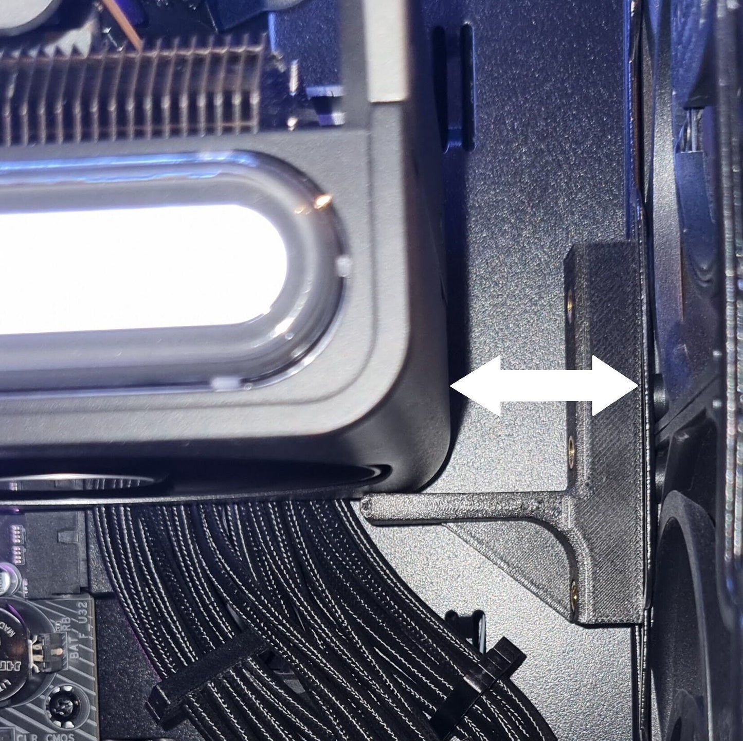 Graphics Card Support Bracket - Hidden GPU Holder