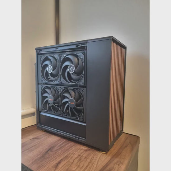 3D Printed Fractal North Fan Side Bracket Replica - Upgraded PC Cooling Component