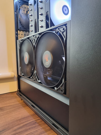 3D Printed Fractal North Fan Side Bracket Replica - Upgraded PC Cooling Component