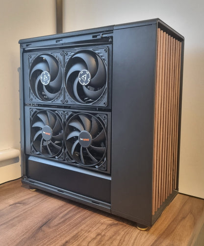 3D Printed Fractal North Fan Side Bracket Replica - Upgraded PC Cooling Component