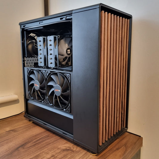3D Printed Fractal North Fan Side Bracket Replica - Upgraded PC Cooling Component