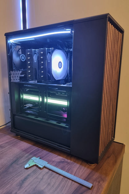 3D Printed Fractal North Fan Side Bracket Replica - Upgraded PC Cooling Component